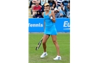 BIRMINGHAM, ENGLAND - JUNE 10:  Ana Ivanovic of Serbia celebrates winning a point during her first round match against Mona Barthel of Germany on day two of the Aegon Classic at Edgbaston Priory Club on June 10, 2014 in Birmingham, England.  (Photo by Tom Dulat/Getty Images)